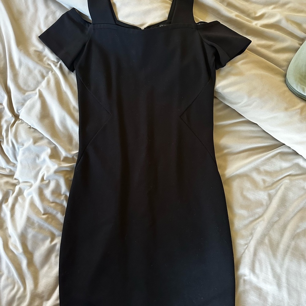 Armani Exchange Black Mini Dress